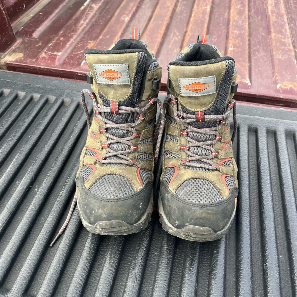 Merrel composite toe work boots